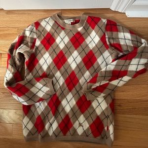 Burberry Argyle Wool Sweater - Fits like a XS